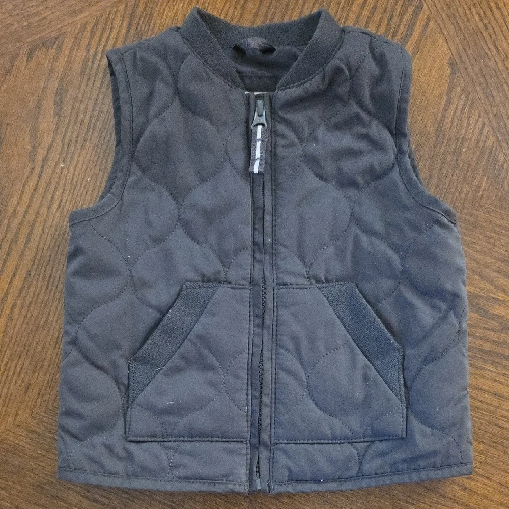 Carter's Blue and Cream Hoodie with Navy Vest